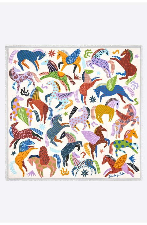 Shawl With Mini Prints