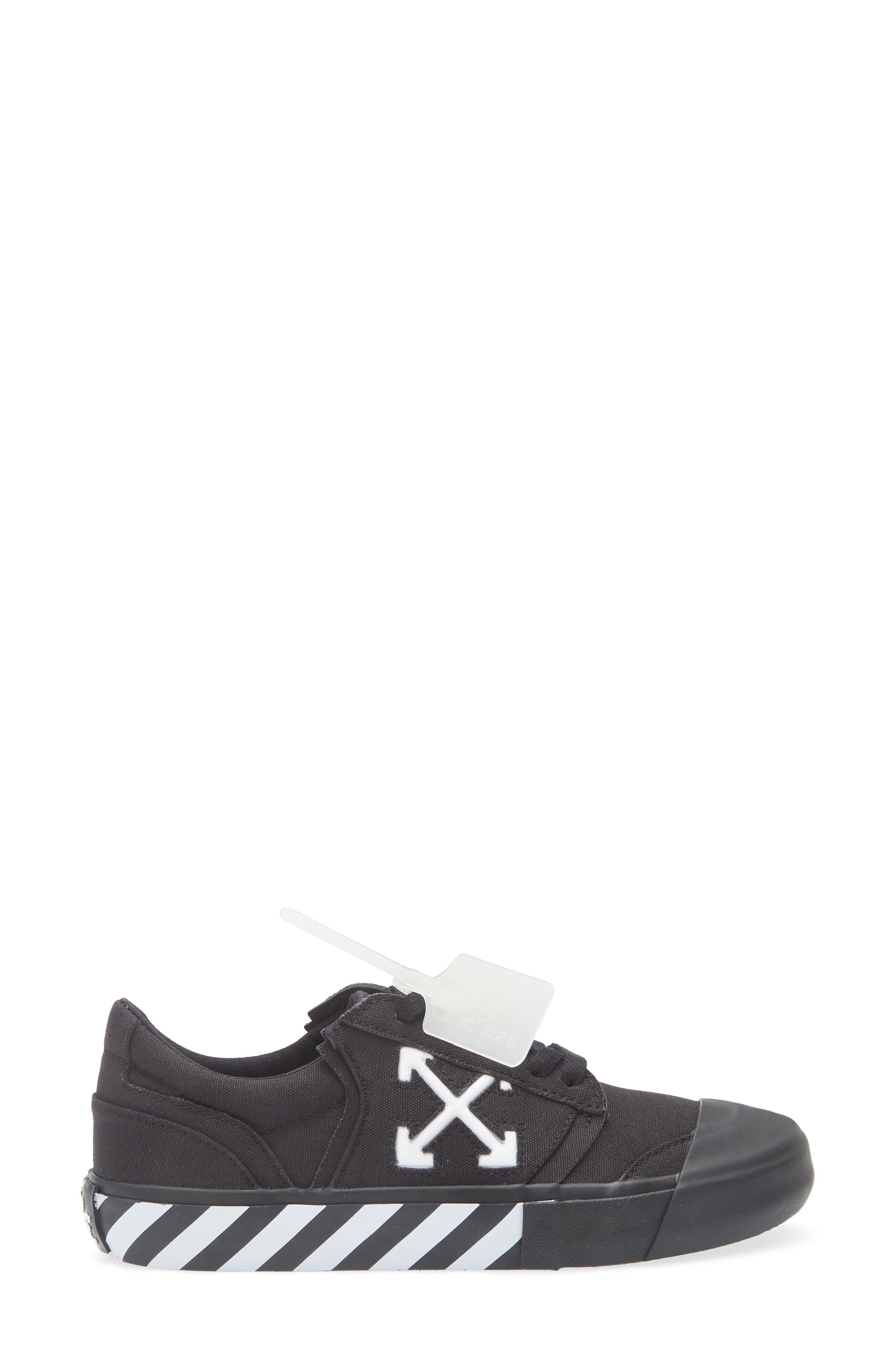 Off-White Vulc Undercut Sneaker, Alternate, color, Black - White