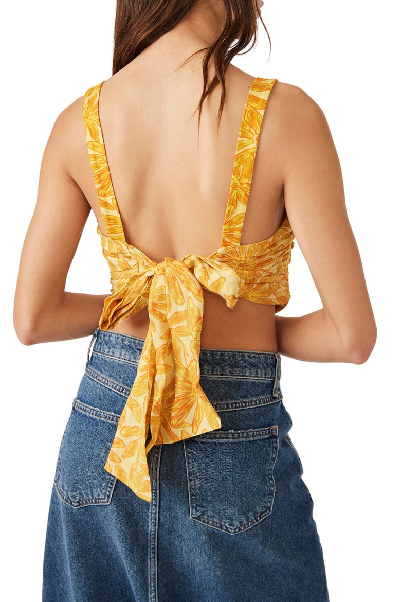 All Tied Up Crop Tank, Alternate, color, YELLOW COMBO