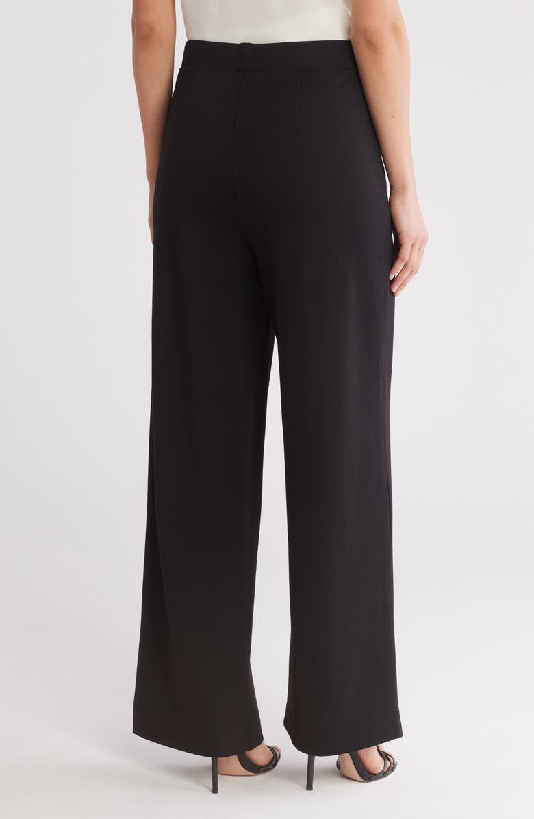 Ellen Tracy Wide Leg Ponte Pull-On Pants, Alternate, color, 