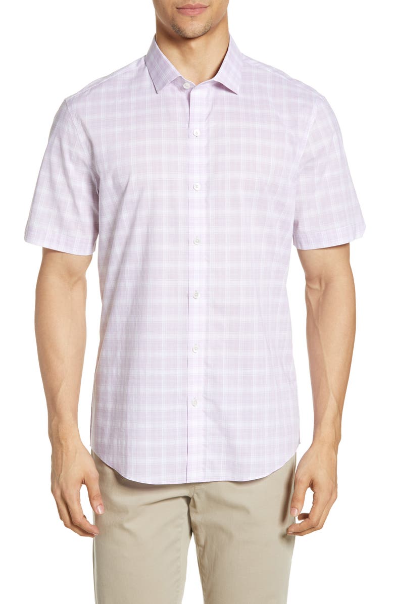 Zachary Prell Dimaso Regular Fit Plaid Shirt, Main, color, 