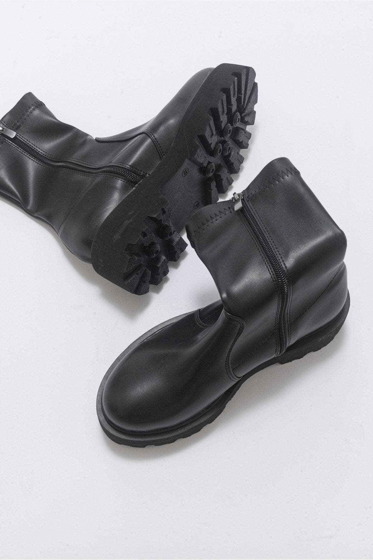 Prologue Shoes Rush Bootie, Alternate, color, Black Faux Leather