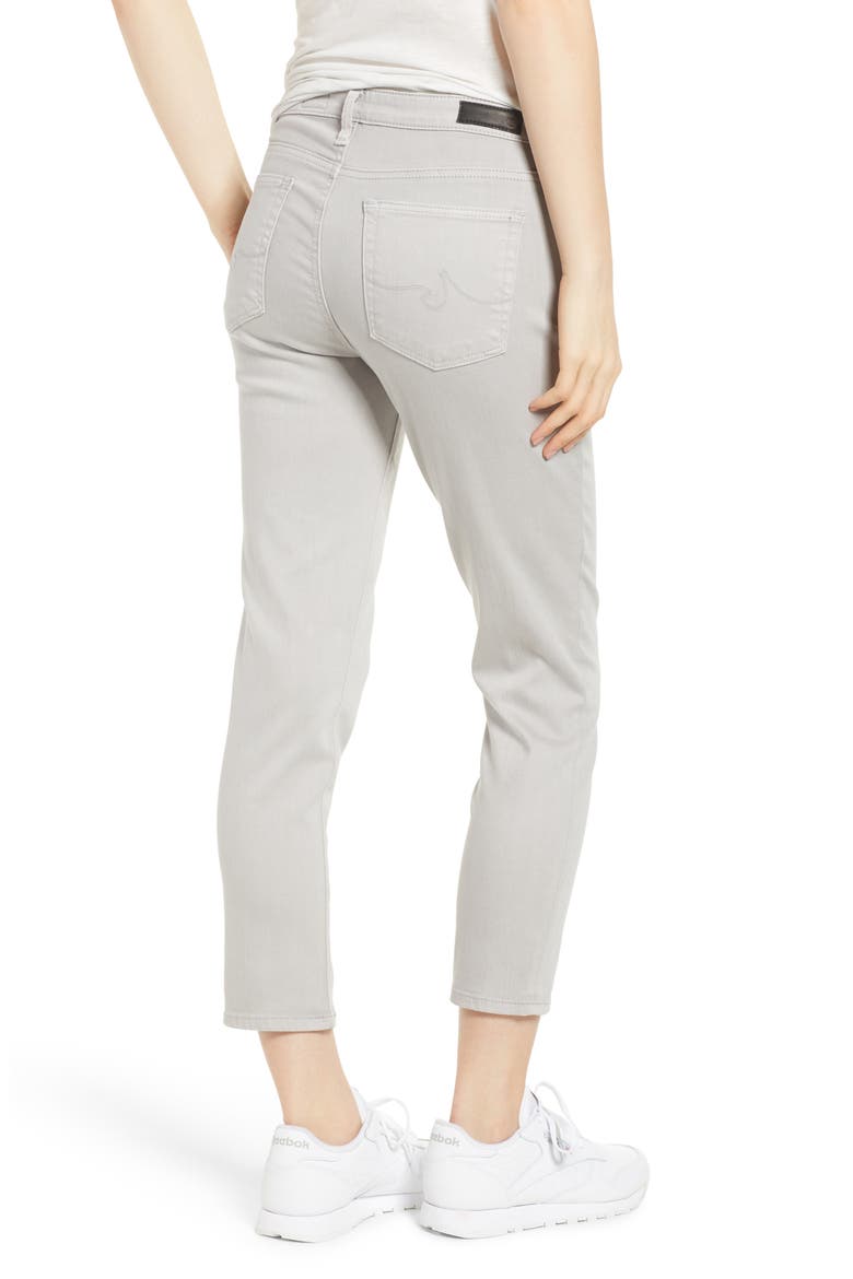 The Prima Crop Cigarette Jeans, Alternate, color, SULFUR GREY DAWN