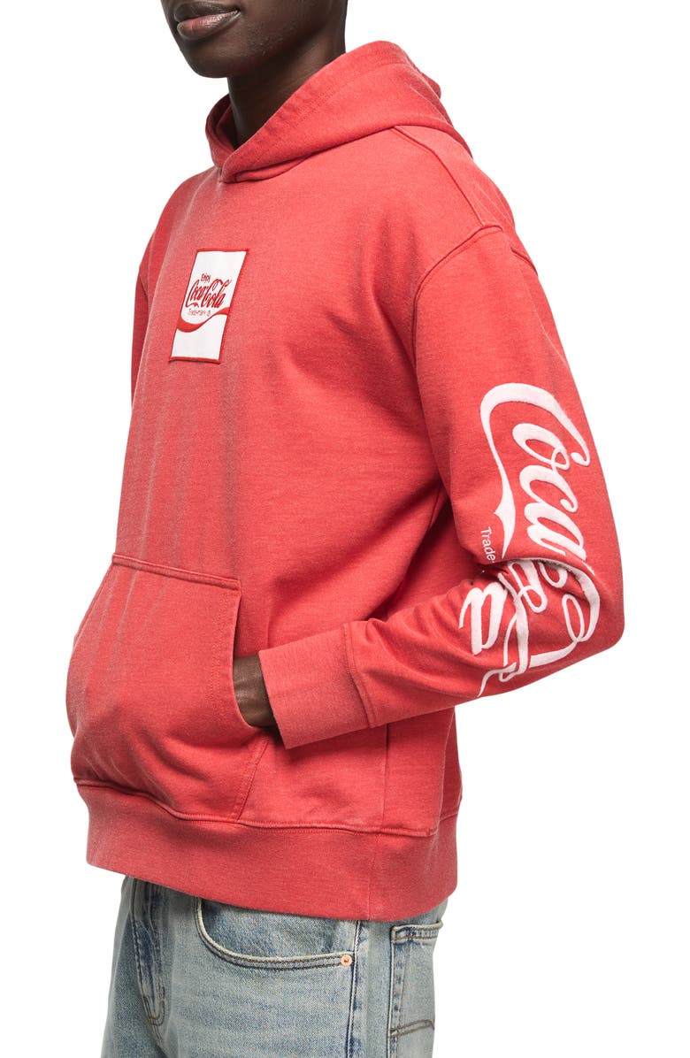 Lucky Brand Coca-Cola<sup>®</sup> Cotton Blend Hoodie, Alternate, color,