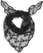 SAACHI Floral Lace Bandana