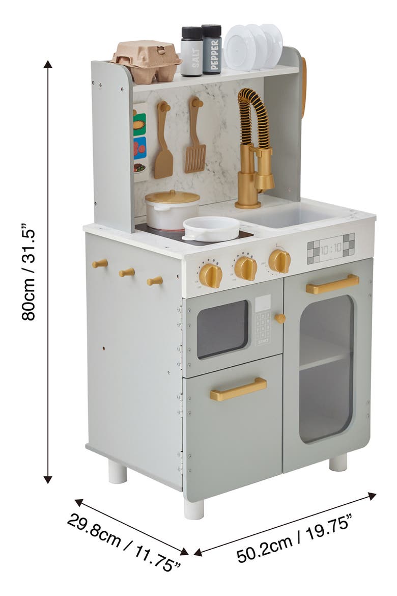 Chef Memphis Kitchen Playset, Alternate, color, GRAY/ GOLD