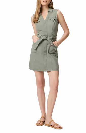 Kelsee Sleeveless Denim Shirtdress