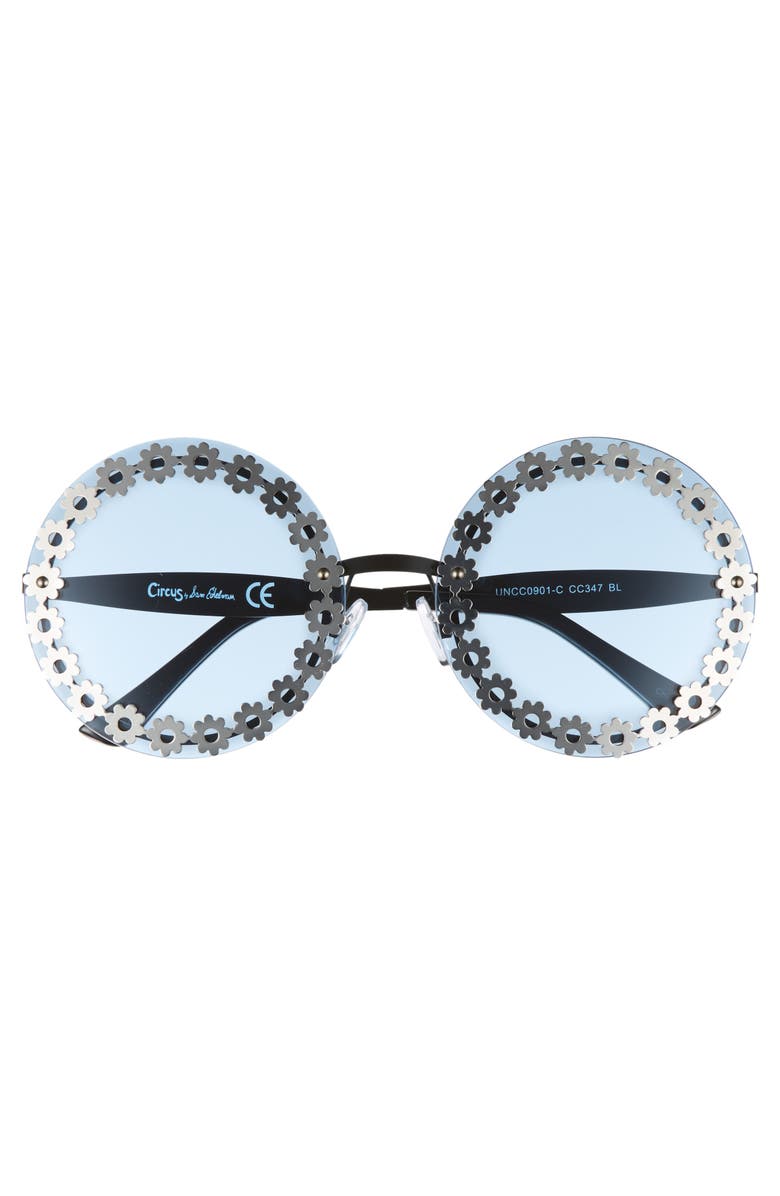 Circus NY by Sam Edelman Circus by Sam Edelman 60mm Round Sunglasses, Alternate, color,