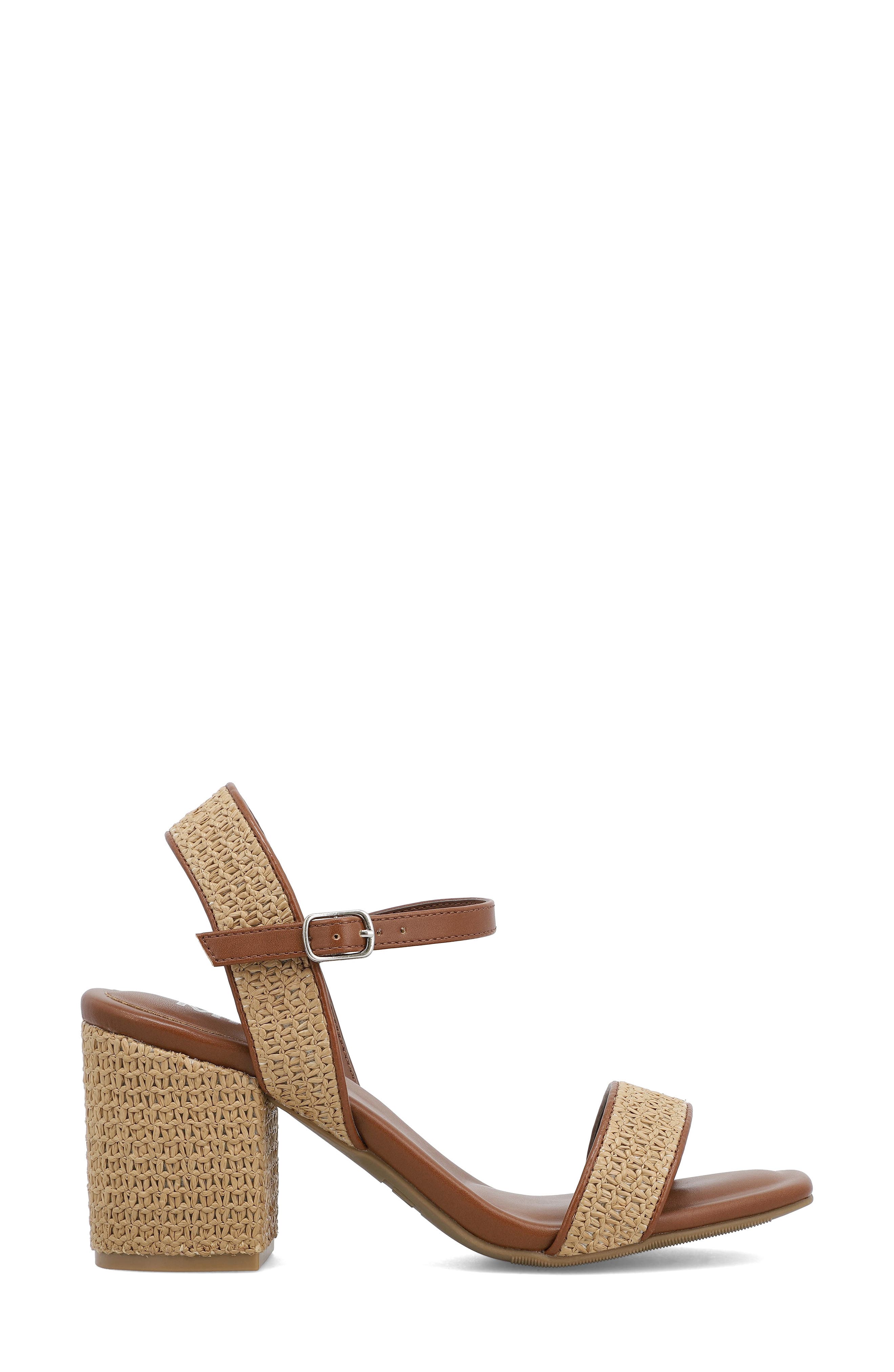 MIA Haidee Woven Sandal, Alternate, color, Natural