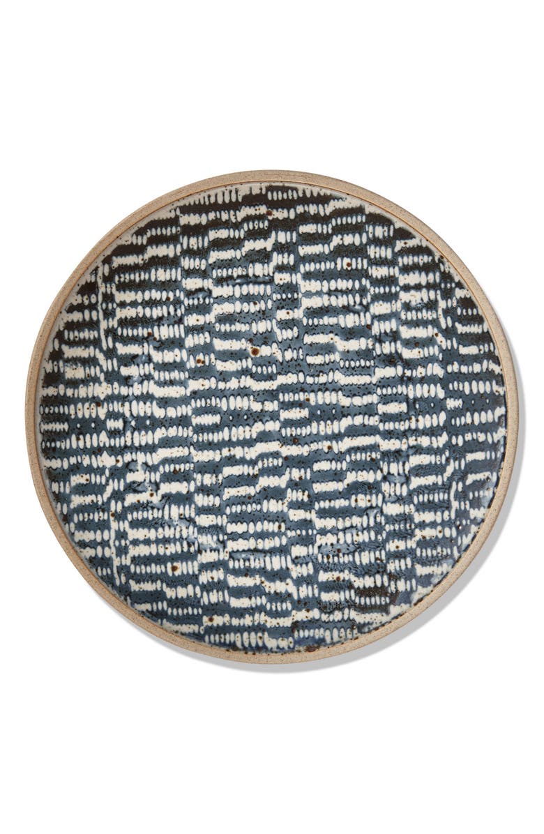 tag Wyatt Blue Multi Porcelain Appetizer Plates - Safe for Use, Main, color, Blue