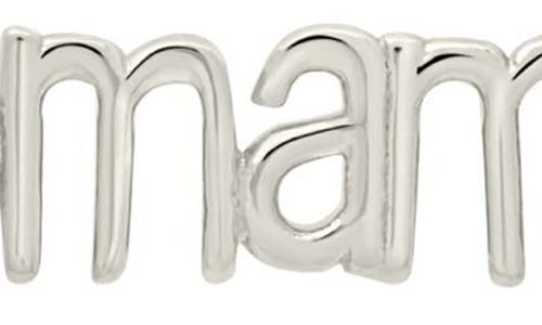 Sterling Forever Mama Enhancer Charms In Silver