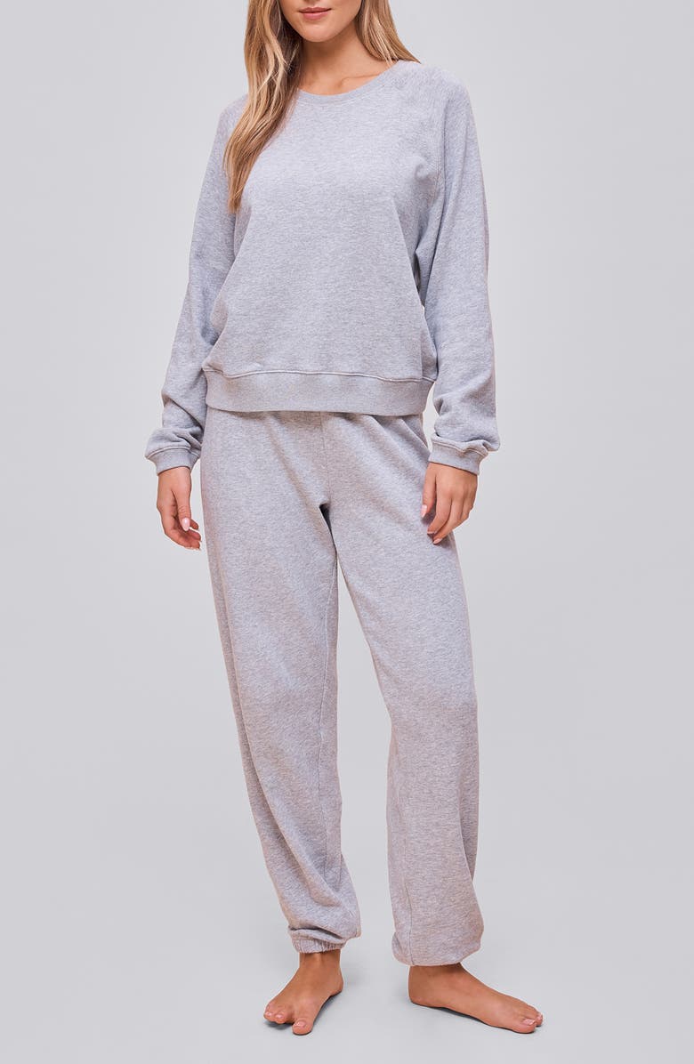 Papinelle Most Wanted Long Sleeve Cotton Blend Sweatshirt, Alternate, color, Grey