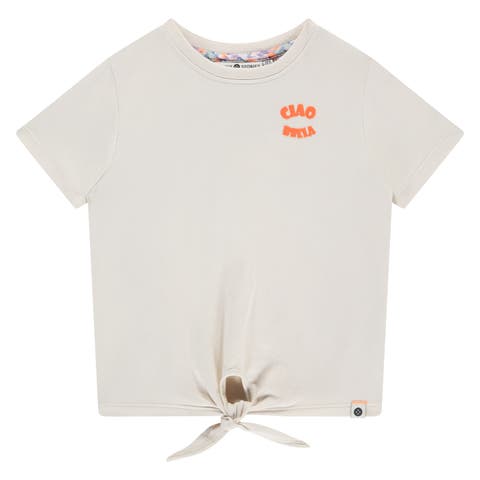 Tie Front T-Shirt (Toddler, Little Kid & Big Kid)