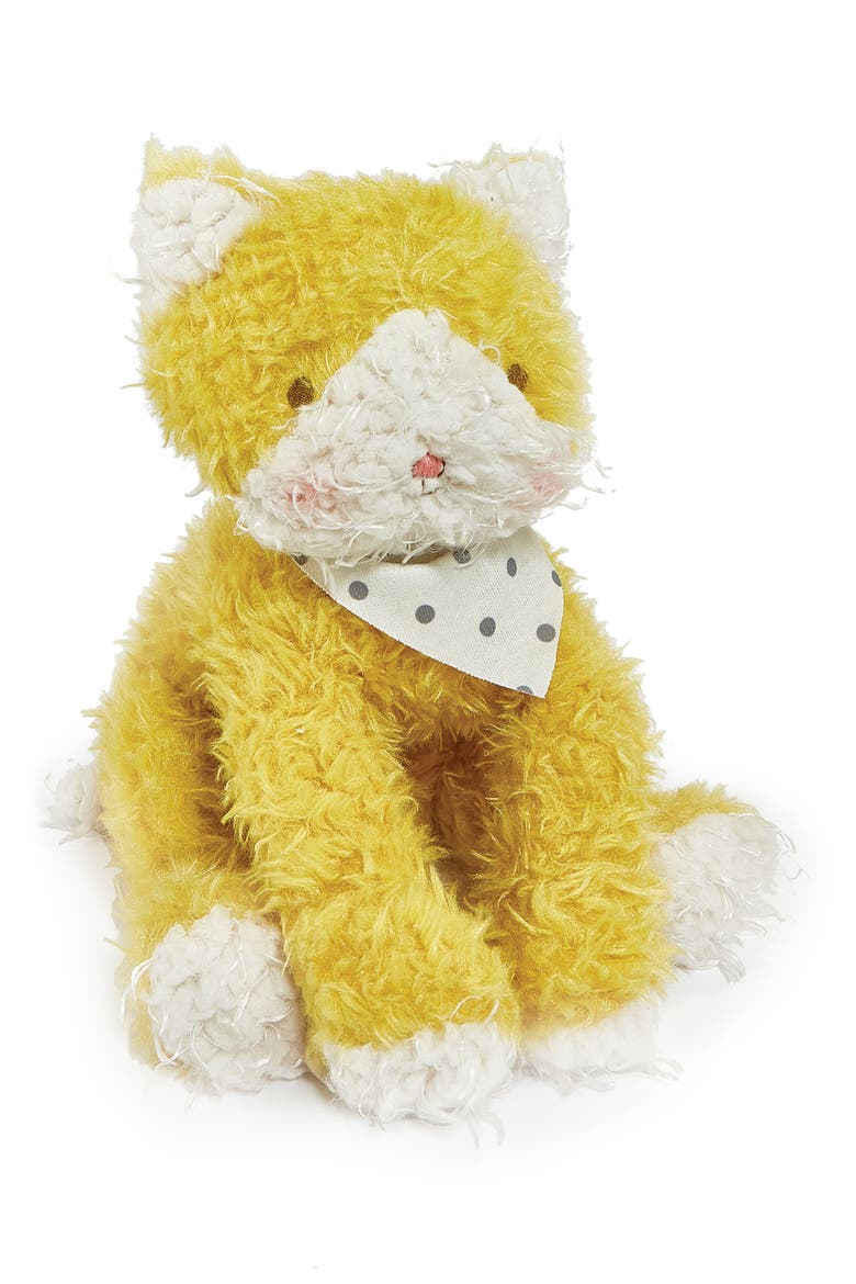 Alley Cat Stuffed Animal, Main, color, YELLOW