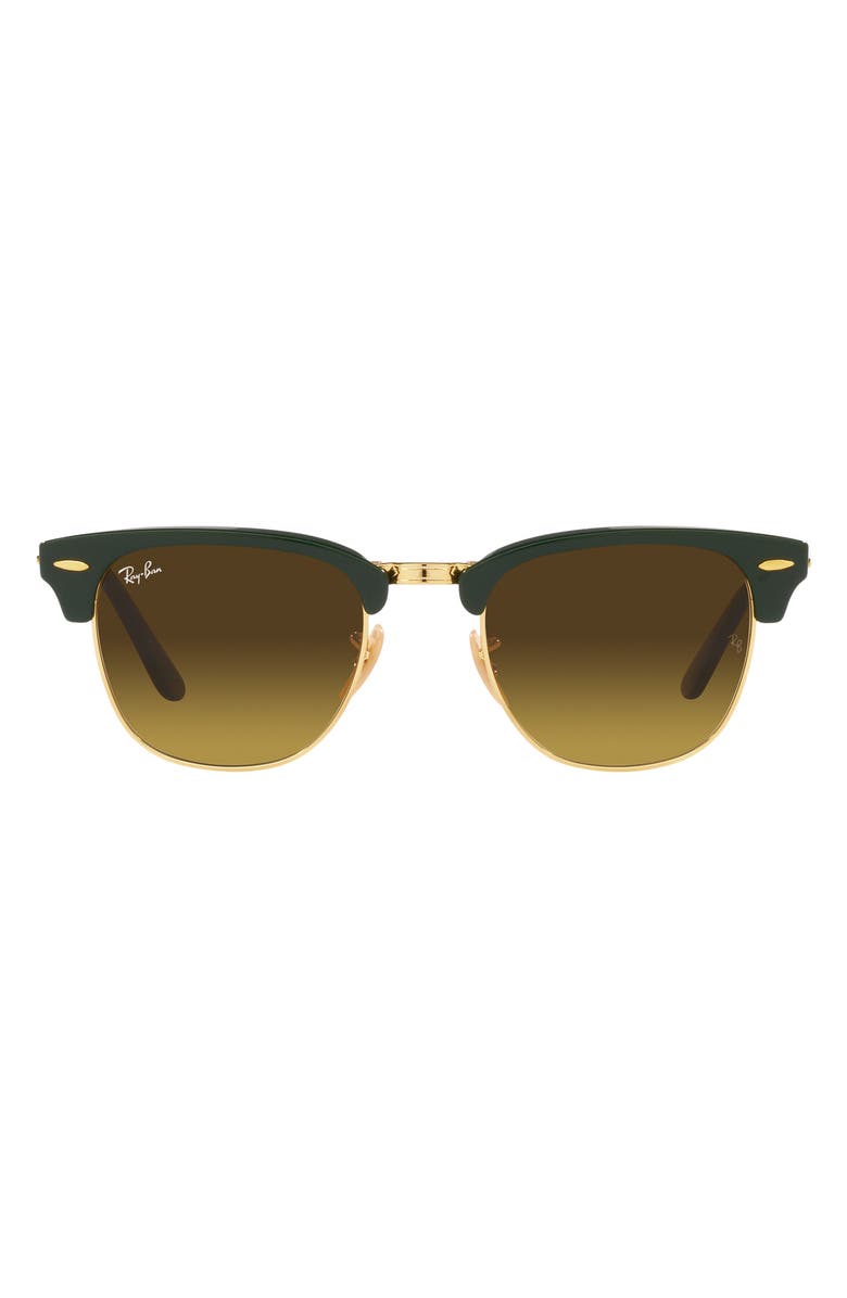 Ray-Ban Clubmaster 51mm Gradient Square Sunglasses, Main, color, 