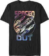 NASA Men's NASA Rocket Badge Pattern Graphic T-Shirt