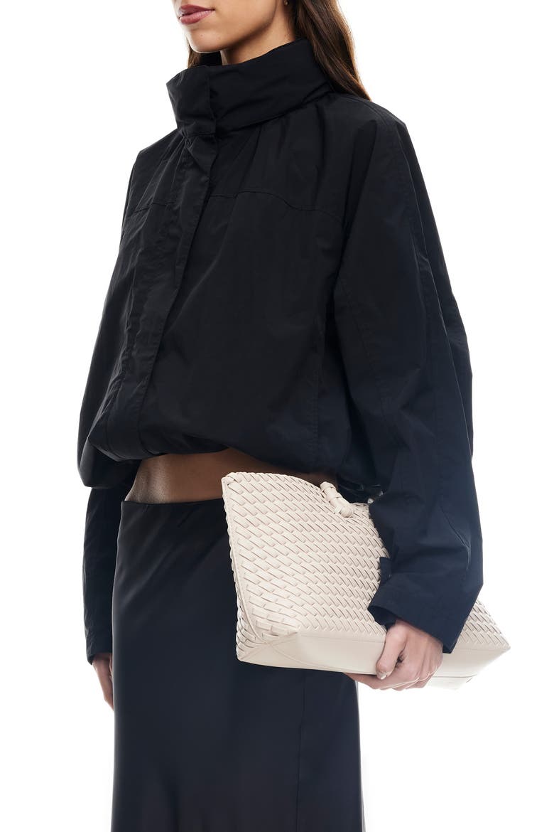 Shoreline Cotton Jacket, Alternate, color, NOIR