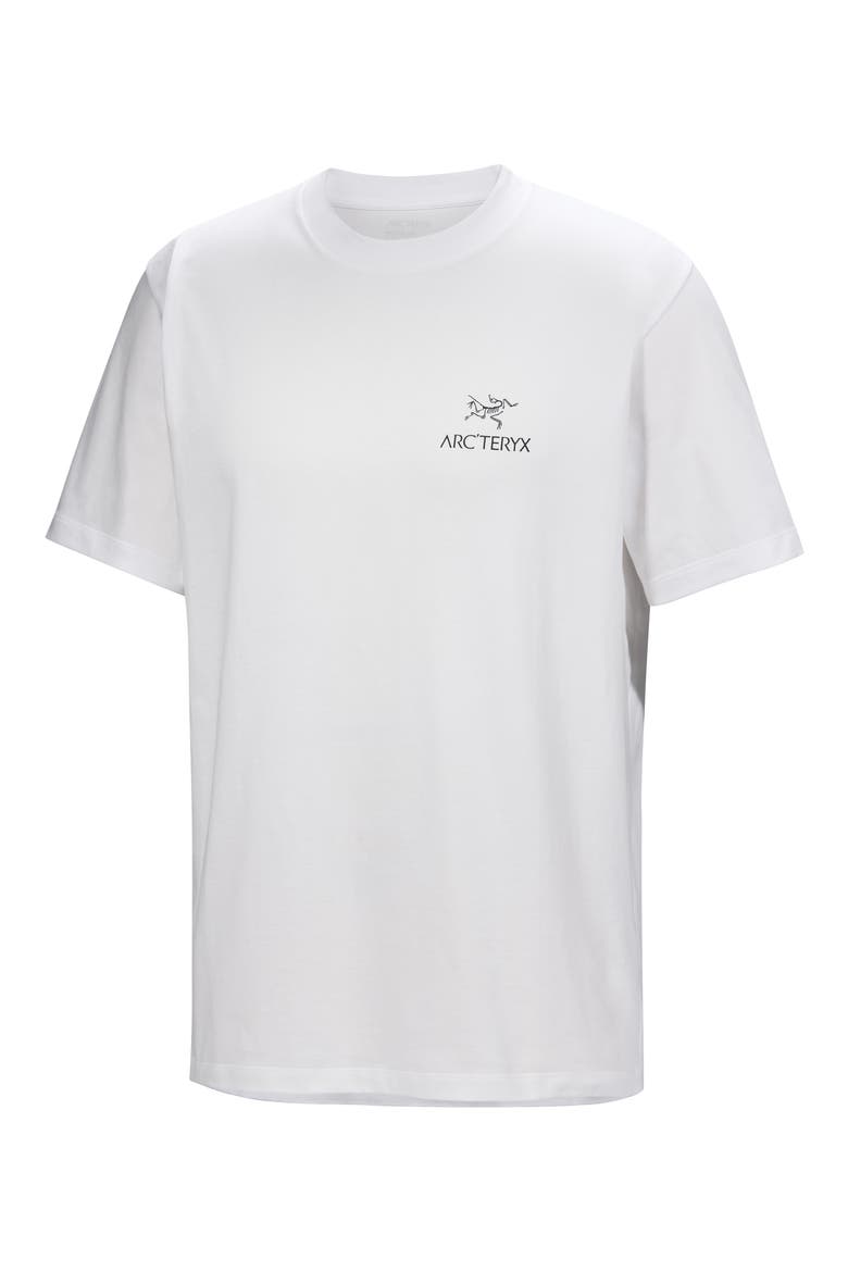 Kragg Bird Worm Cotton Graphic T-Shirt, Alternate, color, WHITE/BLACK