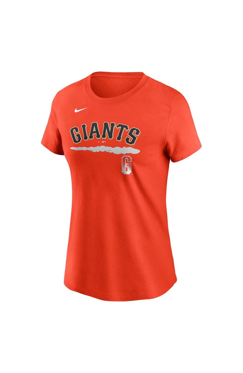 Nike Women's Nike Orange San Francisco Giants City Connect Wordmark T-Shirt, Alternate, color,