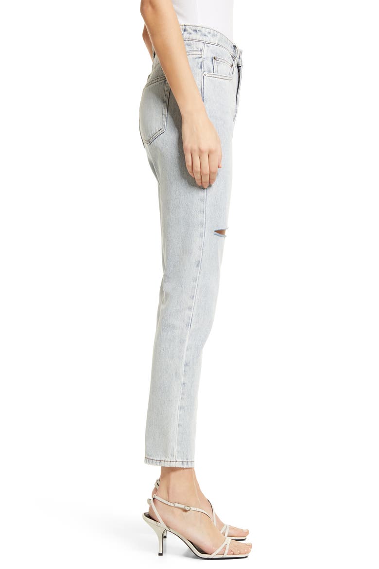 Nine O Muse Ripped Nonstretch Cigarette Jeans, Alternate, color, DENIM