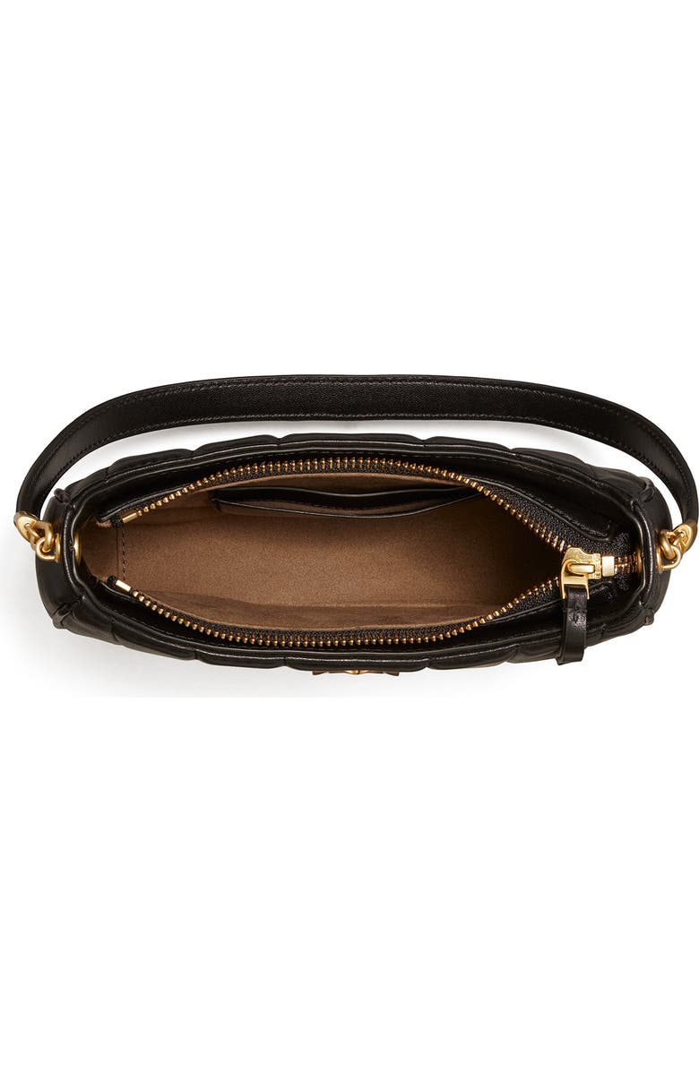 Tory Burch Kira Mini Quilted Leather Satchel, Alternate, color,