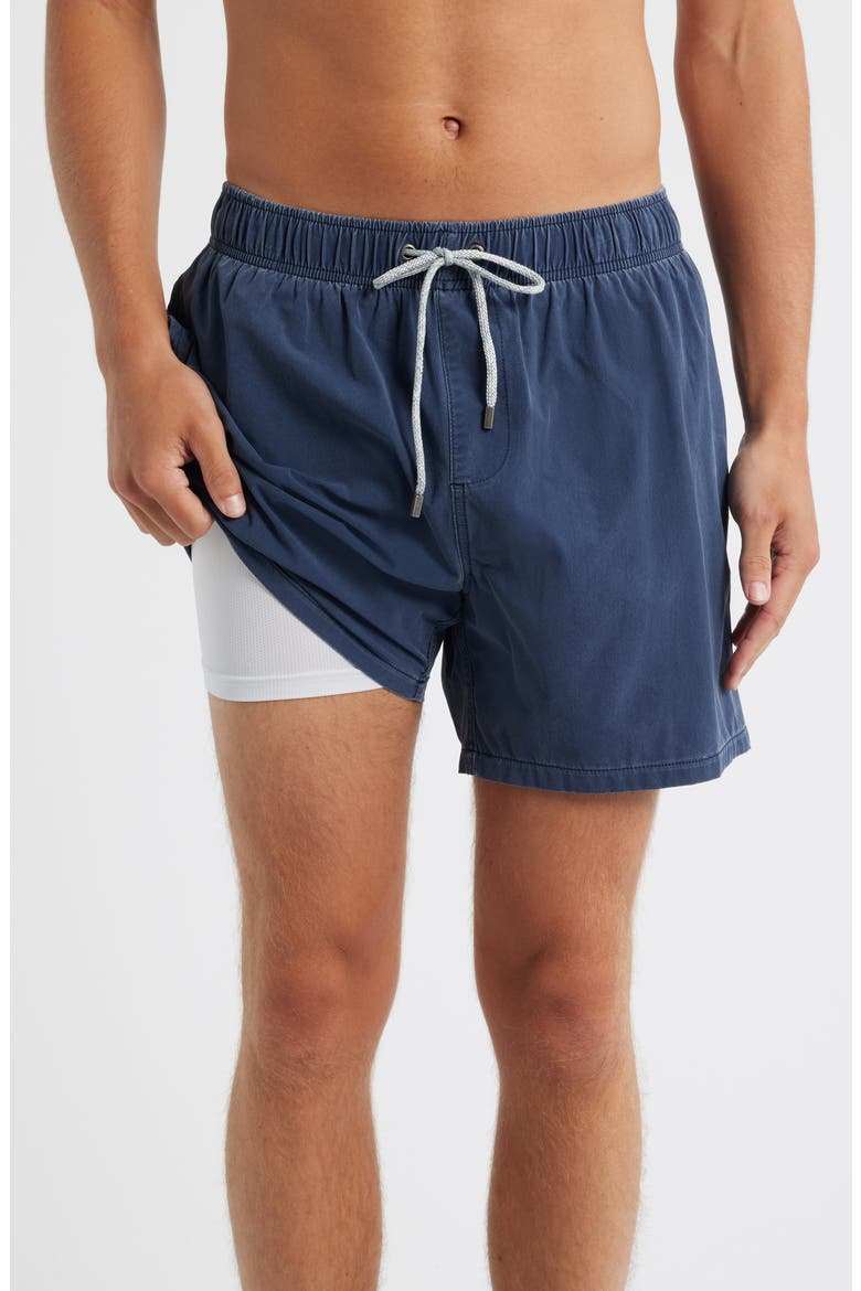Volley Swim Trunks, Alternate, color, NAVY