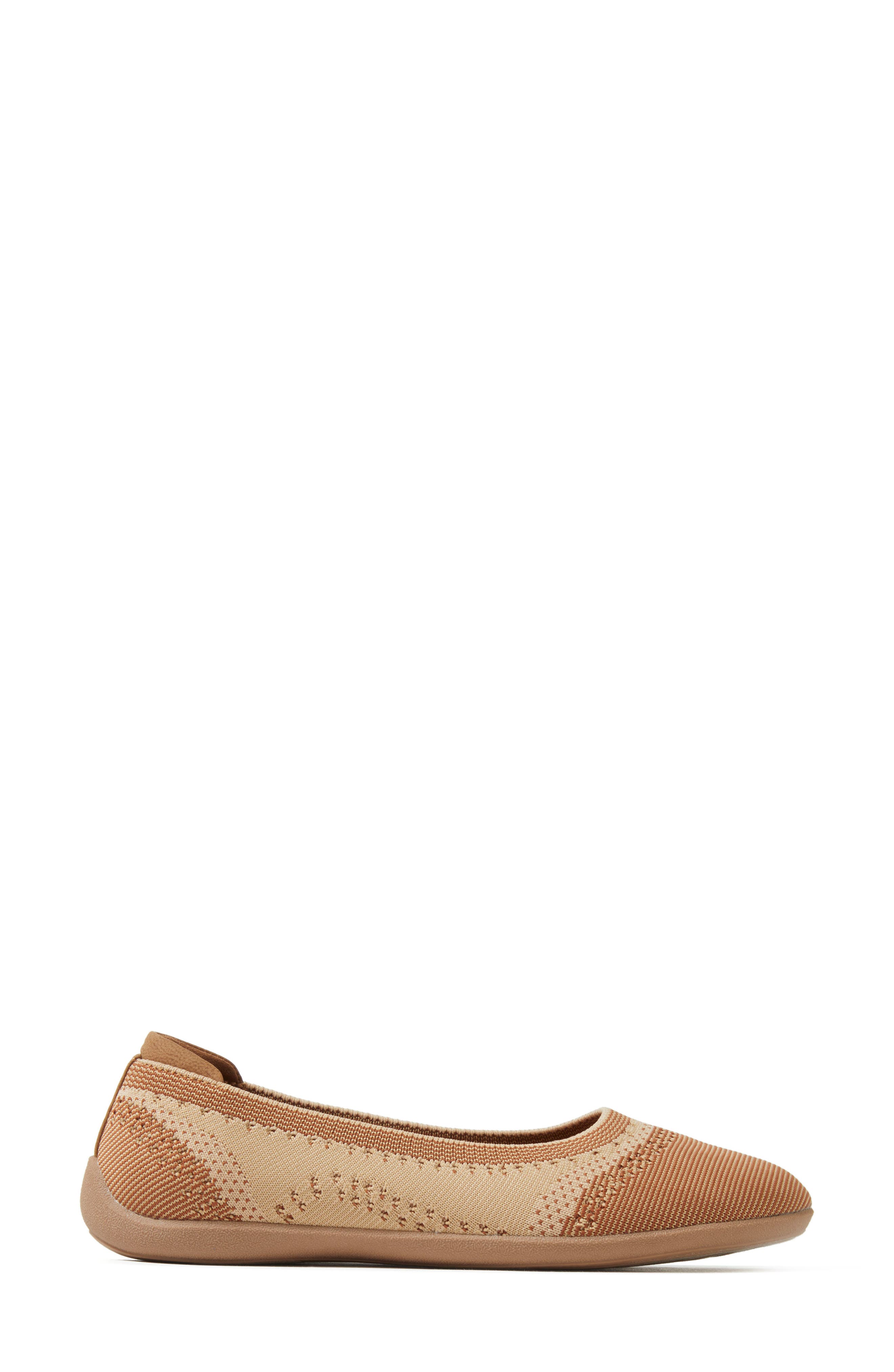 Misty Ballet Flat, Alternate, color, TAN