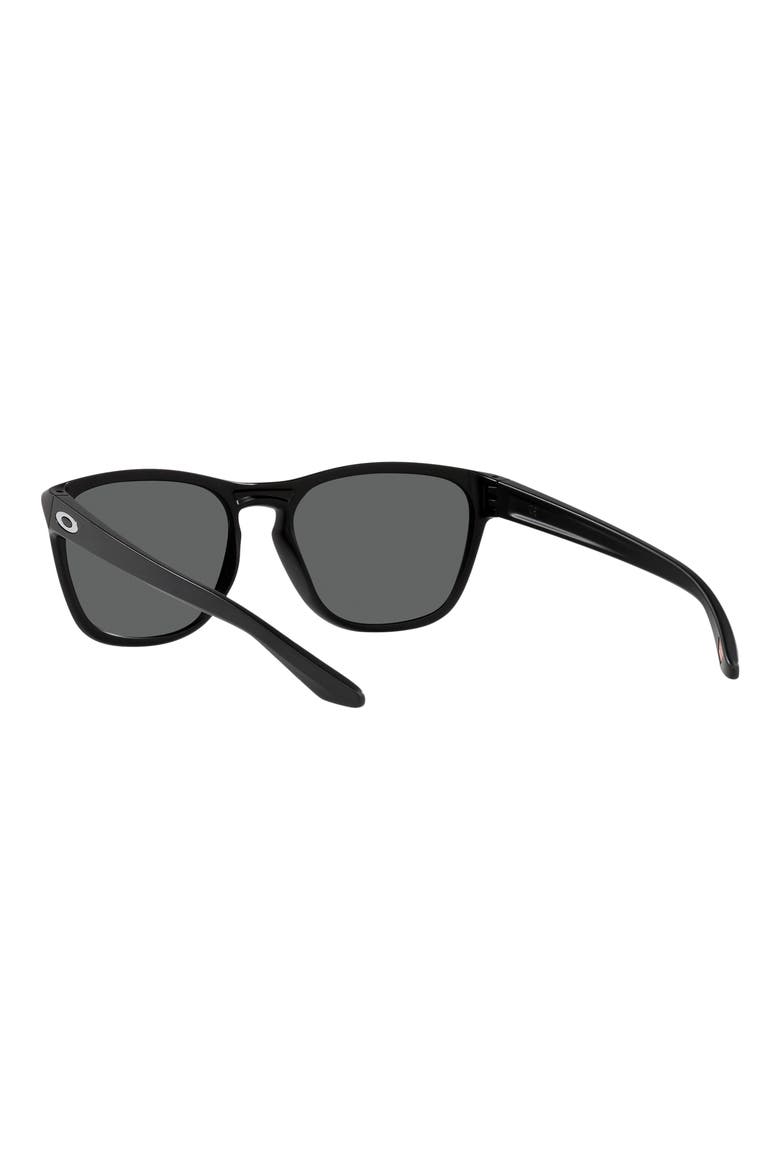 Manorburn 56mm Prizm™ Polarized Square Sunglasses, Alternate, color, MATTE BLACK