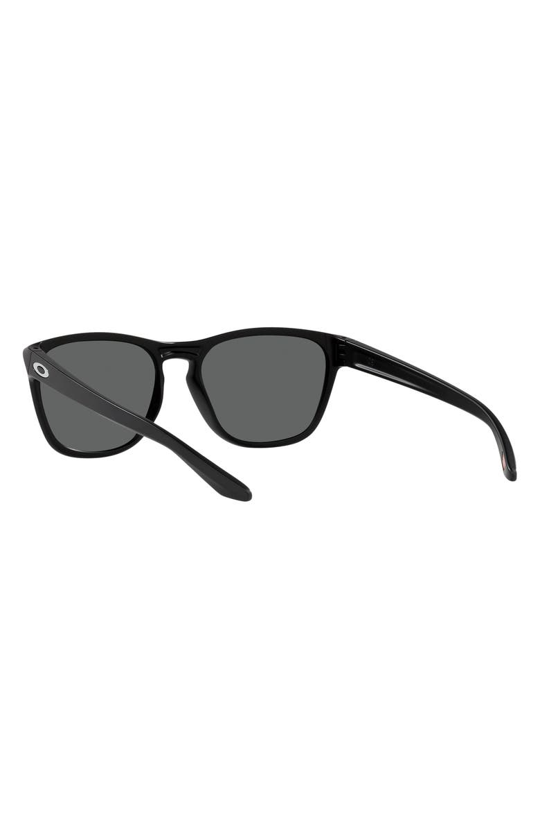 Oakley Manorburn 56mm Prizm<sup>™</sup> Polarized Square Sunglasses, Alternate, color, Matte Black