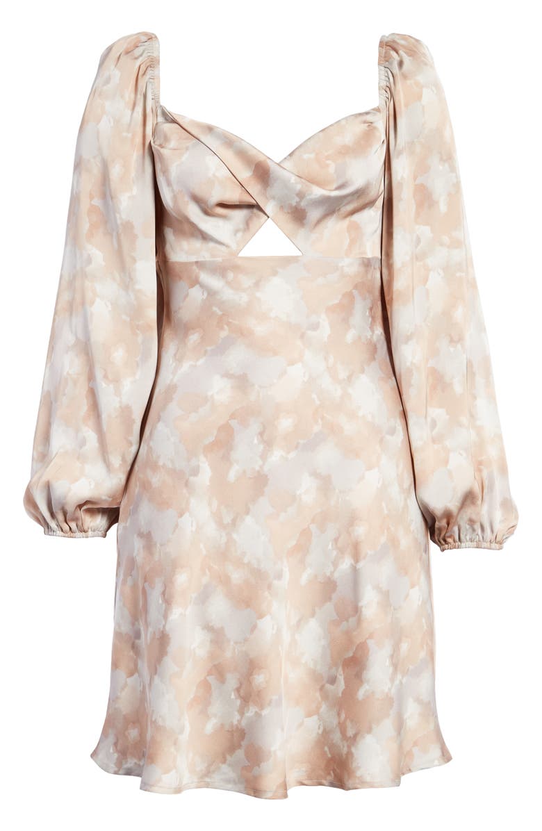 astr the label satin wrap dress Tyla Satin Bias-Cut Maxi Dress