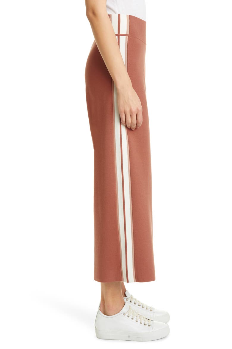 Roland Side Stripe Wide Leg Pants, Alternate, color, TERRACOTTA