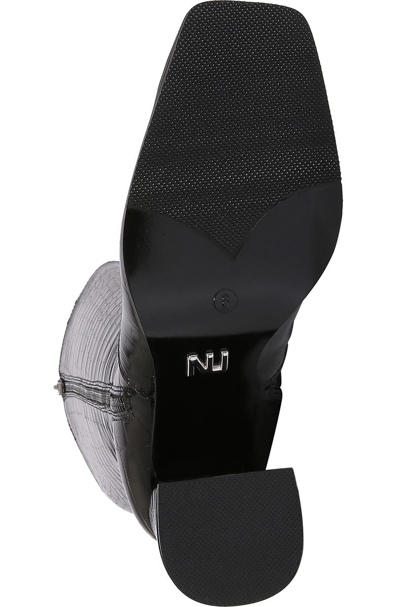 NINETY UNION Lux Block Heel Knee High Boot, Alternate, color, Black