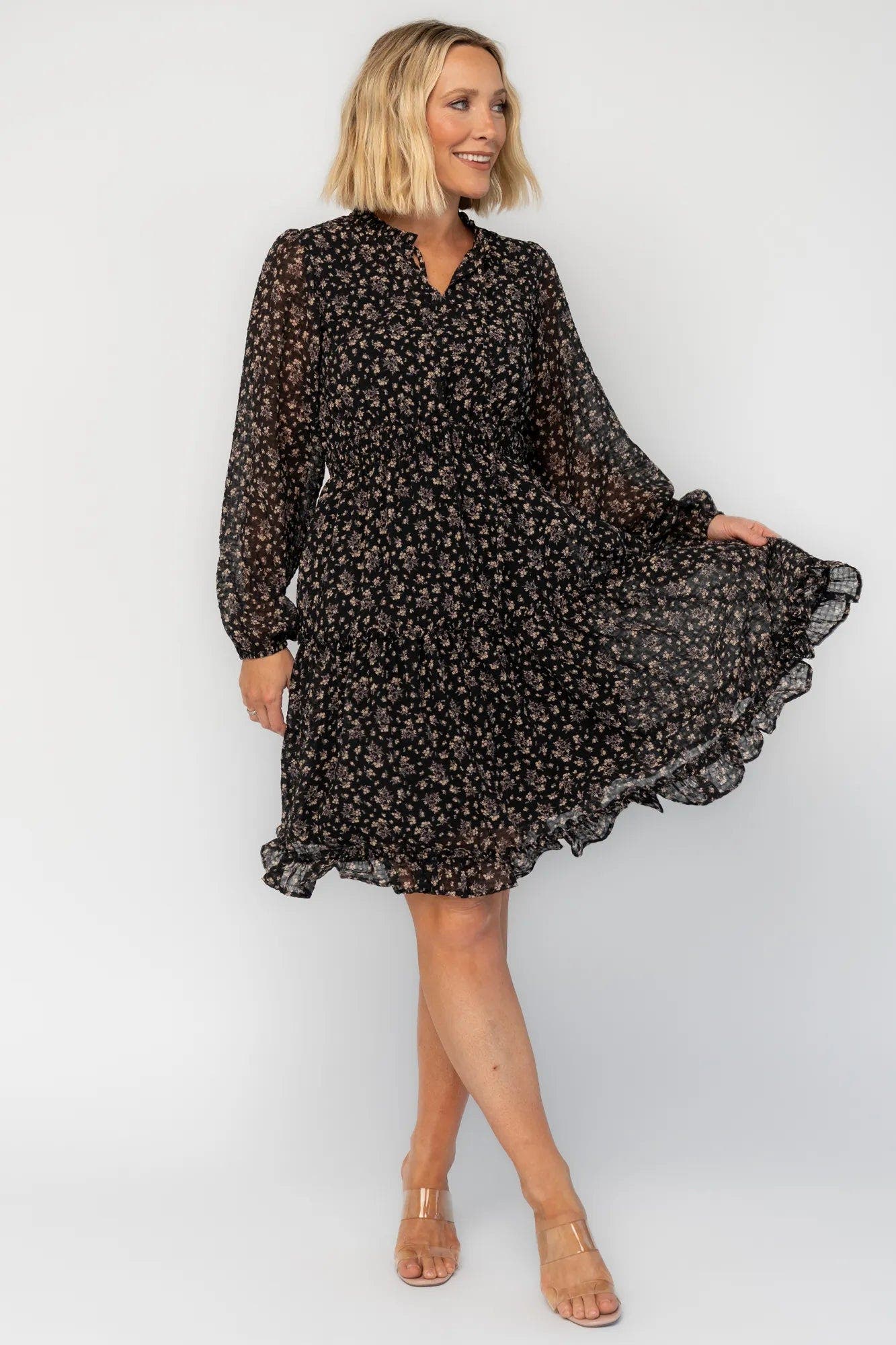 selected Black Floral