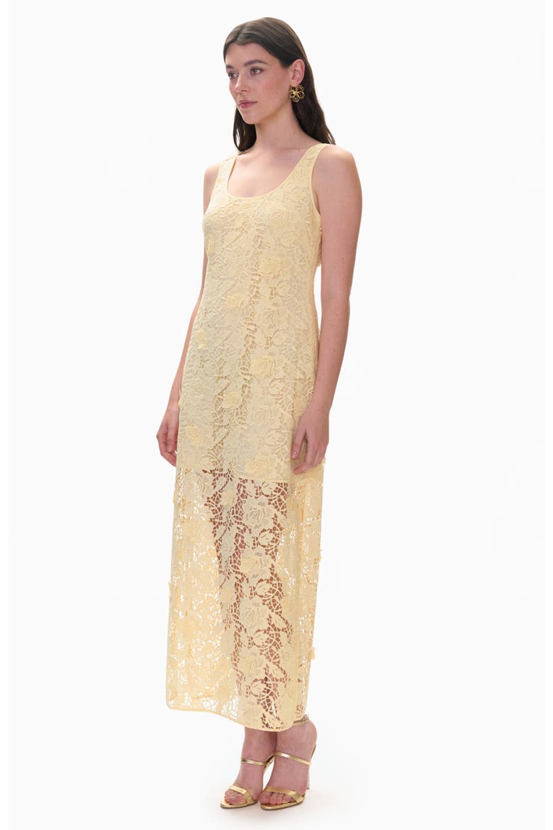 Penelope Maxi Dress, Alternate, color, Limoncello