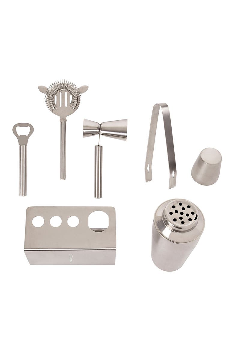 Monogram Stainless Steel Mixology Set, Alternate, color, BLANK