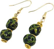 Kazuri Tsavo Collection - Grass Jumper Earrings