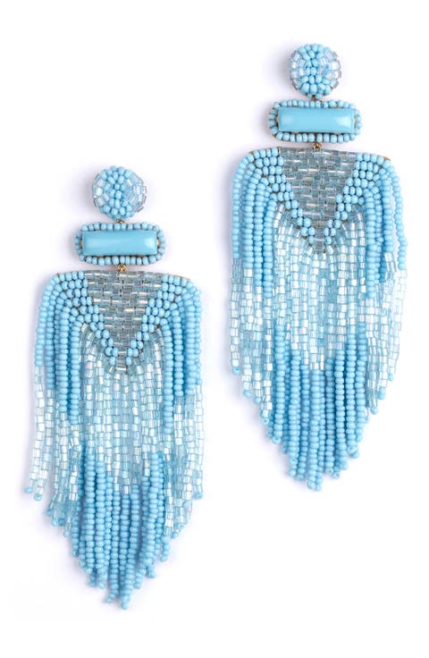 Jody Beaded Tassel Earrings