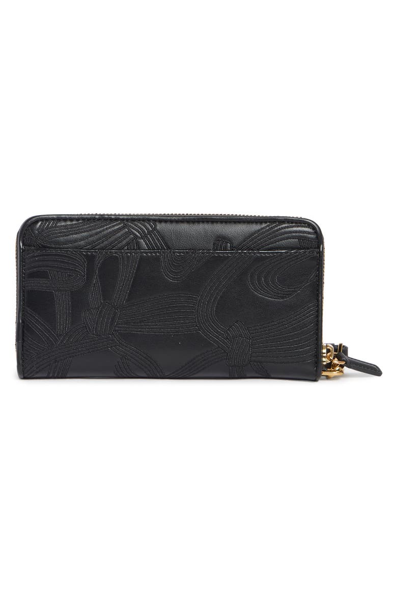 Jaqueline Continental Wallet, Alternate, color, BLACK