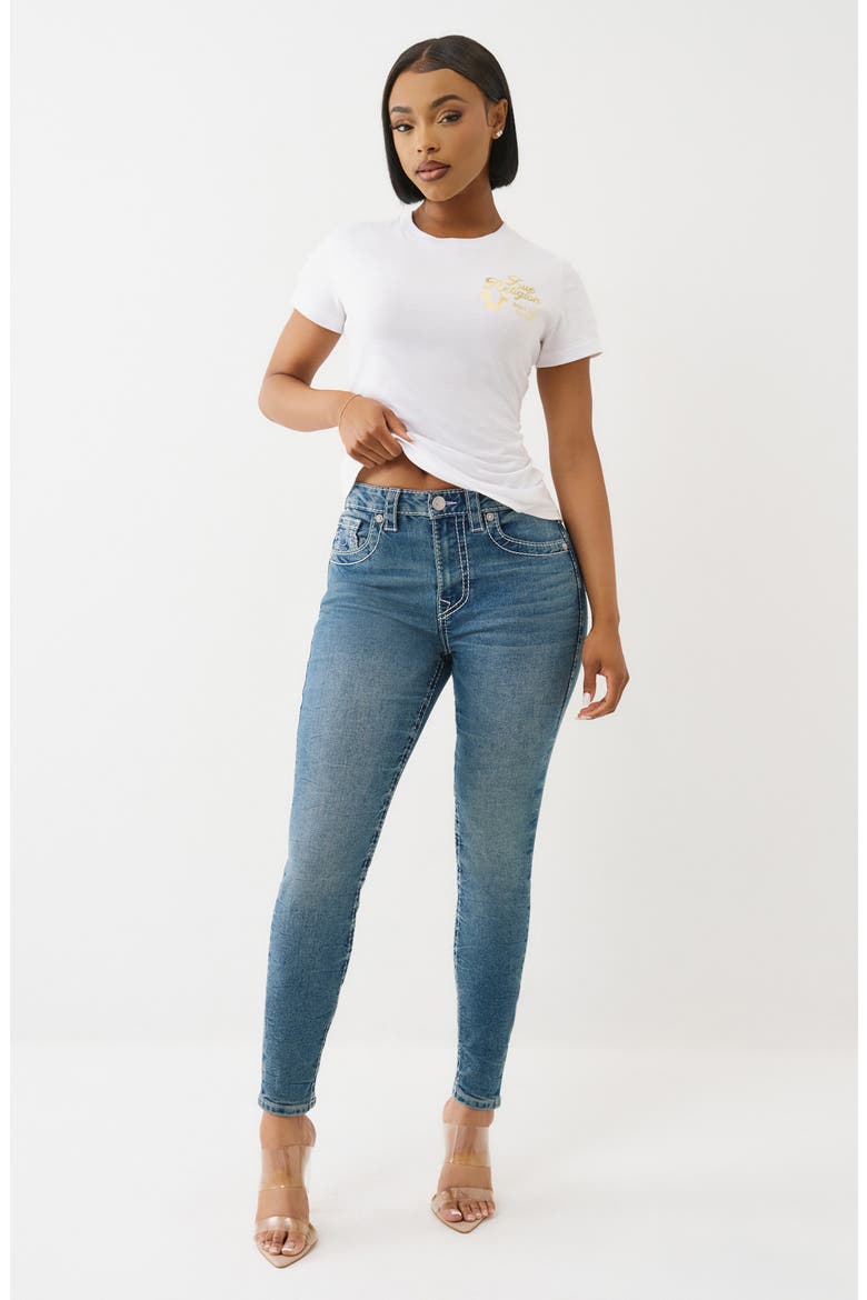 Halle Big T High Waist Ankle Skinny Jeans, Alternate, color, MEDIUM COZY FIRESIDE WASH