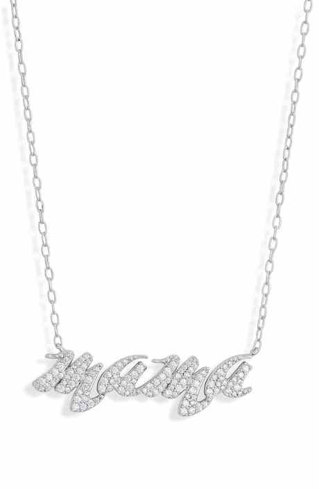 Retro Mama Pendant Necklace