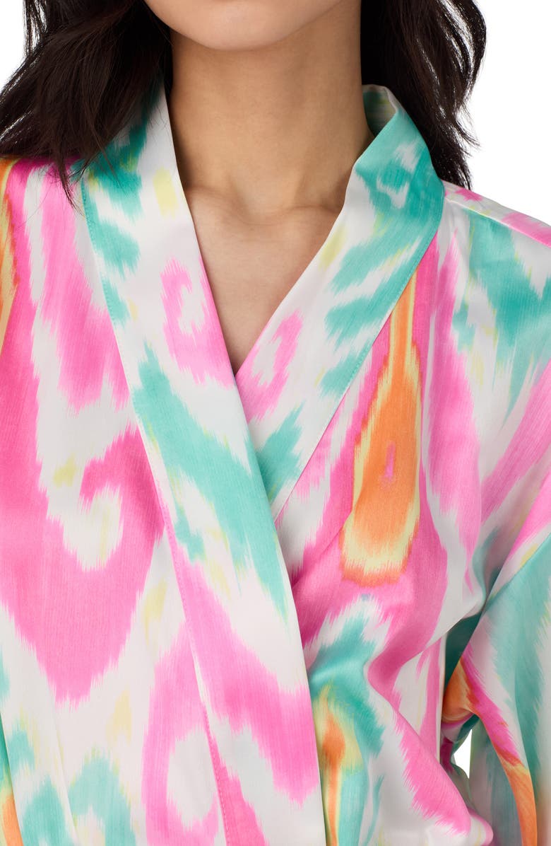Lauren Ralph Lauren Print Long Sleeve Robe, Alternate, color, 