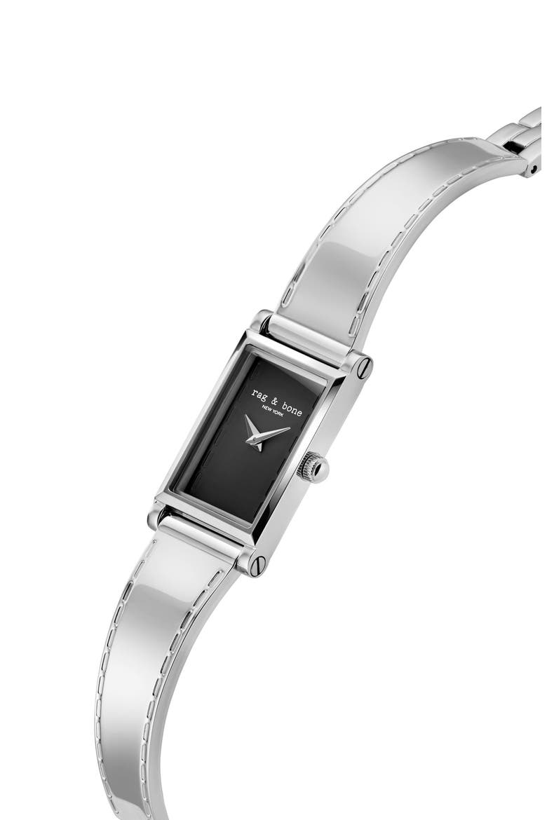Eloise Bangle Watch, 17mm, Alternate, color, SILVER