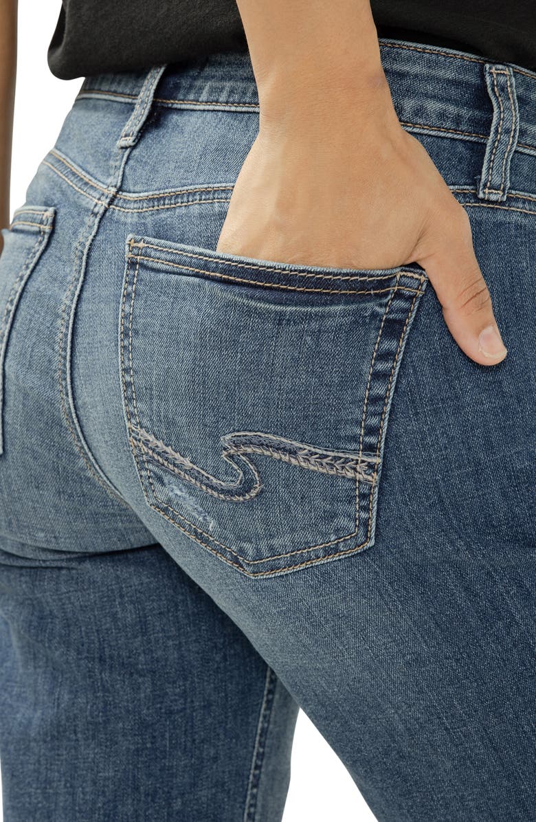 Silver Jeans Co. Suki Denim Bermuda Shorts, Alternate, color, Sunbury