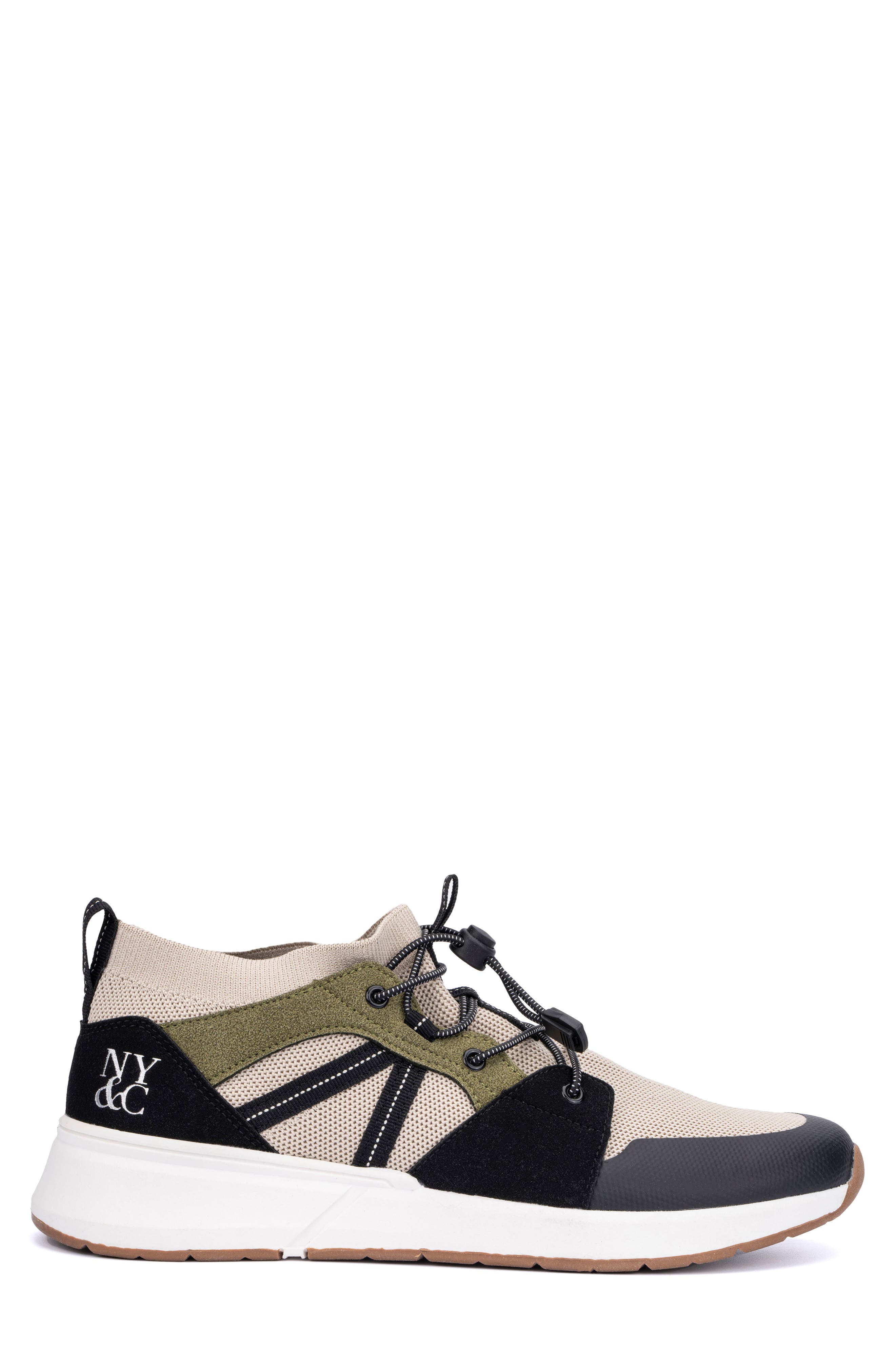 NEW YORK AND COMPANY Zion Sneaker, Alternate, color, Black Multi