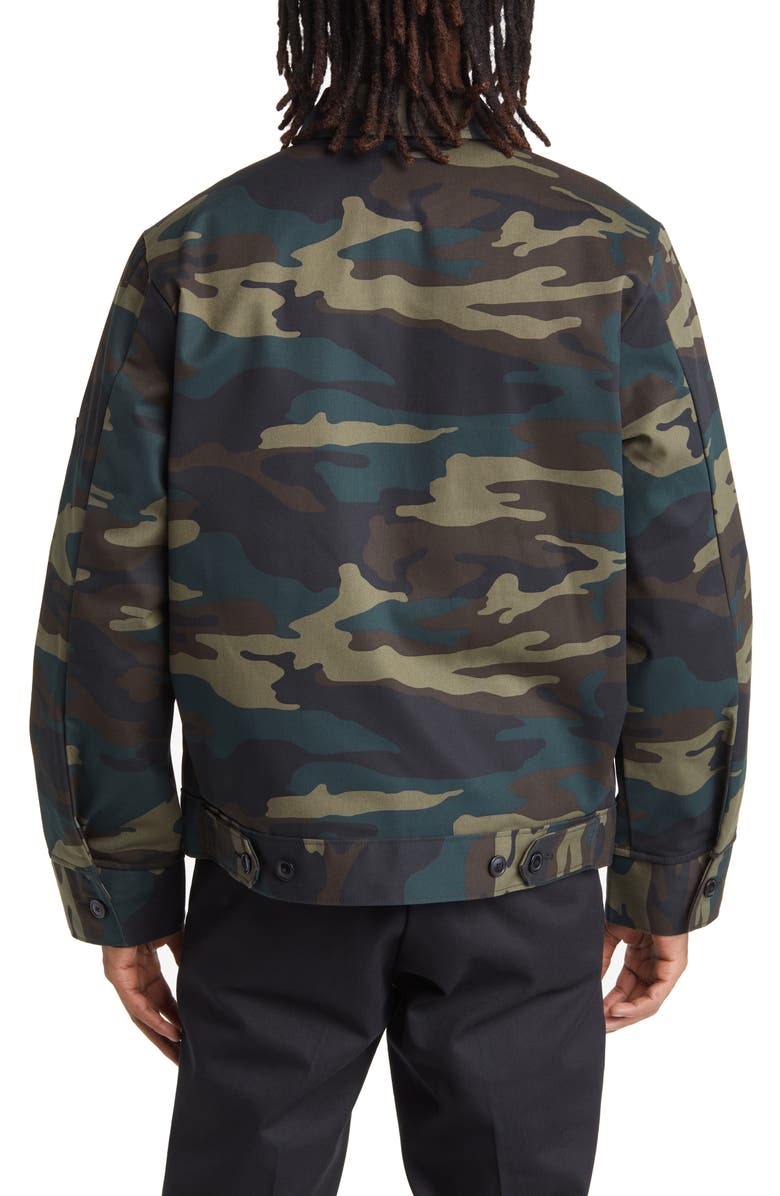 Dickies Eisenhower Camo Water Repellent Insulated Jacket, Alternate, color, 