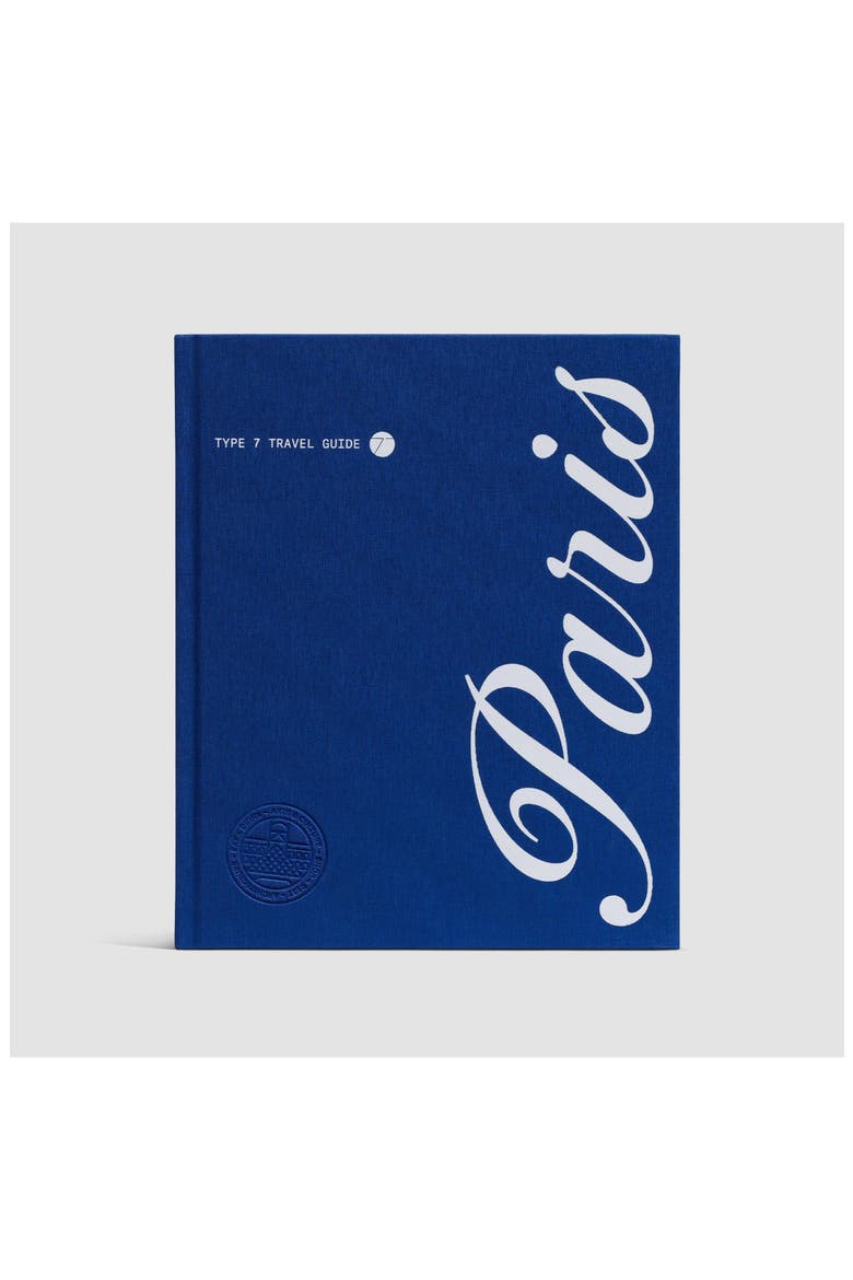 Type 7 Travel Guide to Paris Book, Alternate, color, Blue