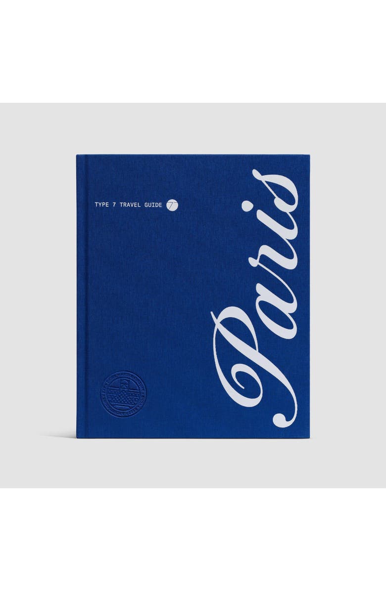 Fortela Type 7 Travel Guide to Paris Book, Alternate, color, Blue