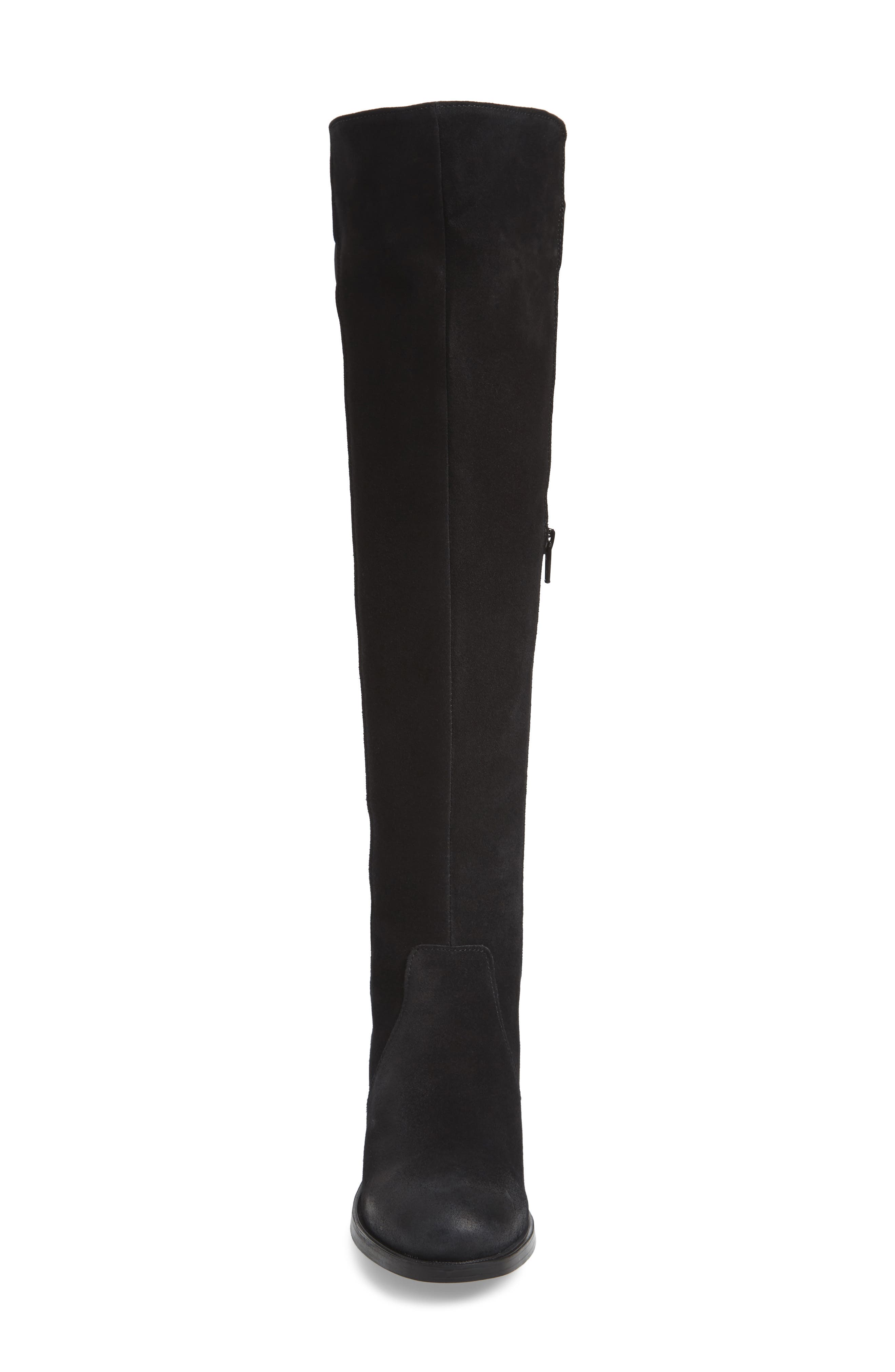 Bunt Waterproof Over the Knee Boot, Alternate, color, BLACK