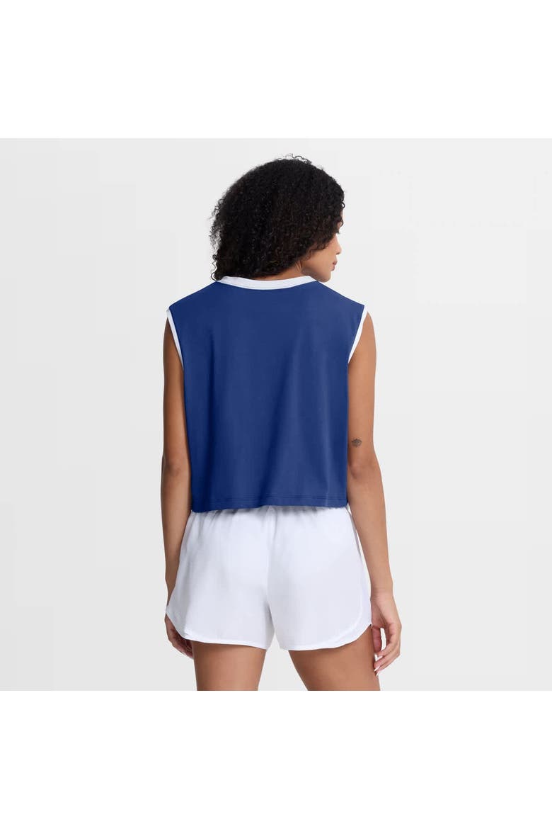 Women's Nike Royal Los Angeles Dodgers Primetime Loose Dri-FIT Cropped Tank Top, Alternate, color, Royal
