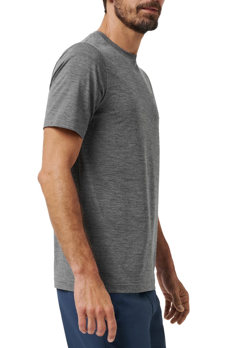 TravisMathew Heater Pro T-Shirt, Alternate, color, Heather Grey